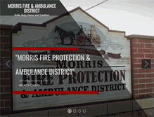 Tablet Screenshot of morrisfd.org